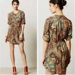 Anthropologie Paisley Print Women's Dress
